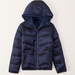 a&f kids cozy puffer